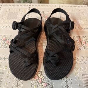 Chaco Black Strappy Women's Sandals